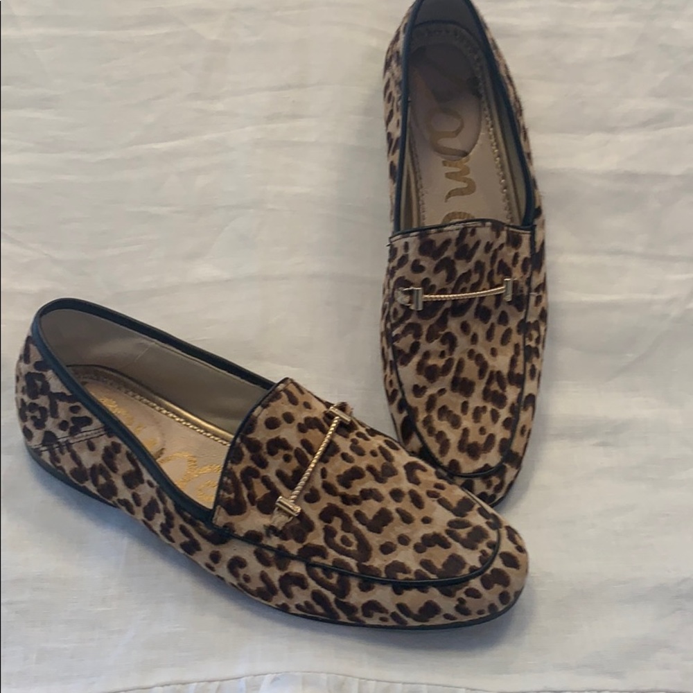 Sam Edelman cheetah loafers